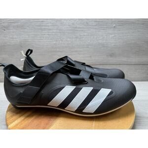 Adidas The Indoor Core Cycling Shoes Men Size 14 Black White GX6544